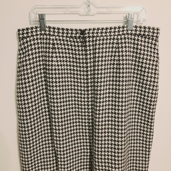 Unbranded | Women's Vintage Houndstooth Printed Pencil Skirt (Size 18) - Picture 9 of 11